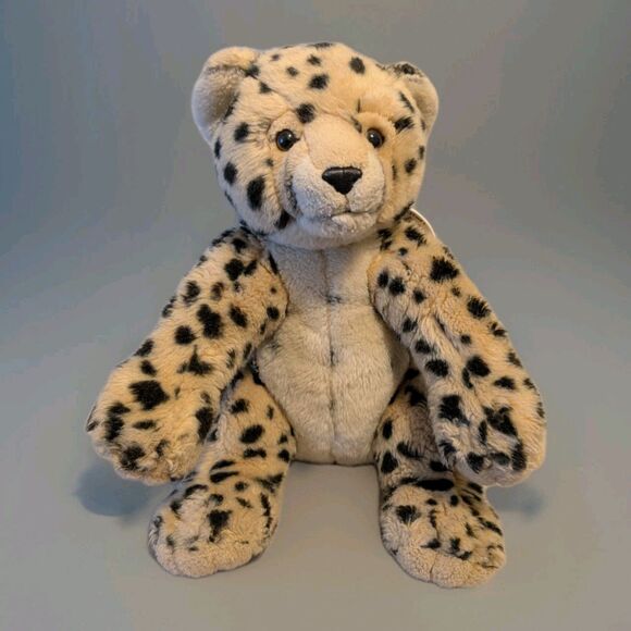 Cheetah Build A Bear Plush BAB Seated Heavy Spotted WWF Stuffed Animal 12" - Picture 1 of 13